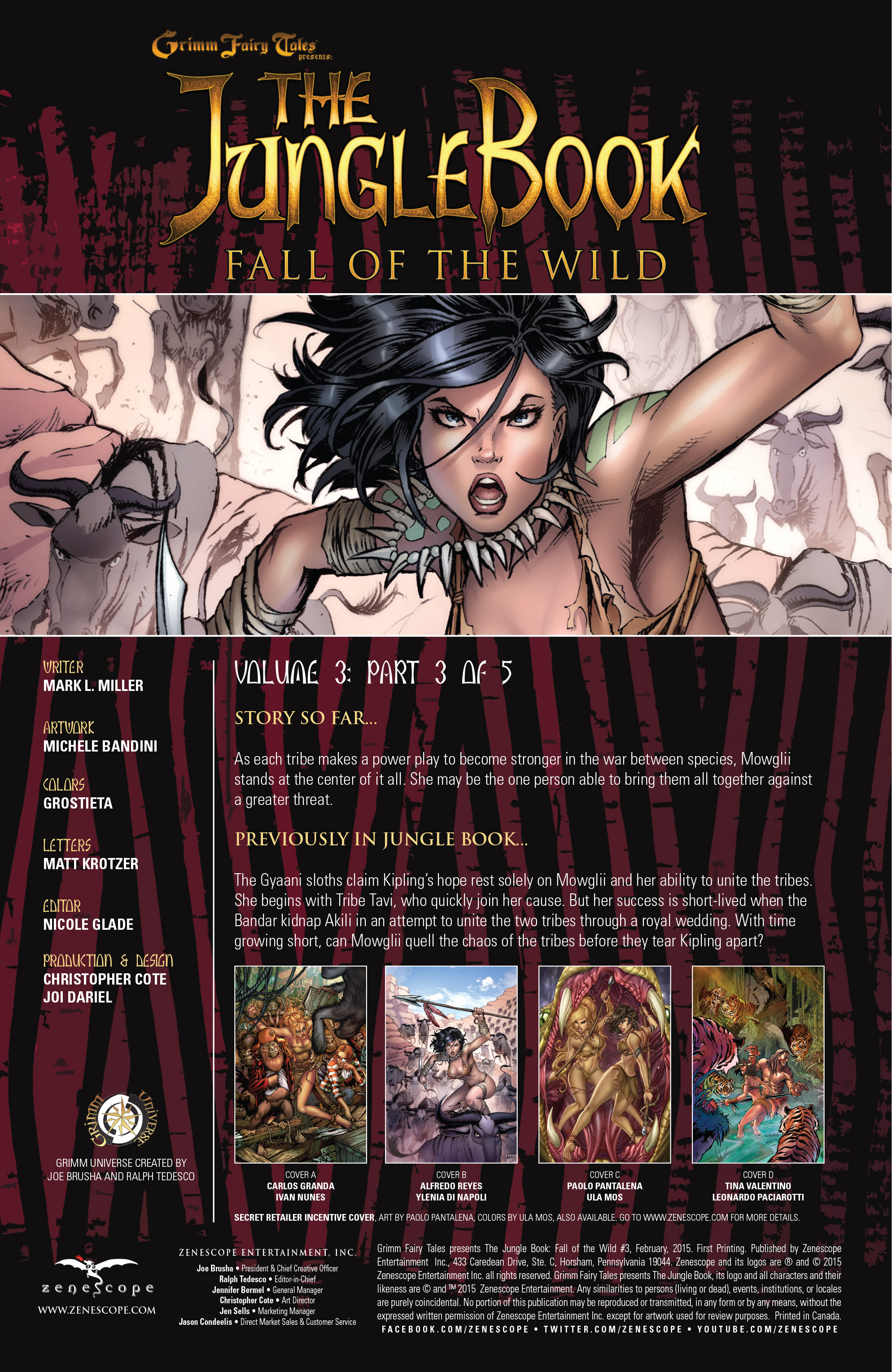Read online Grimm Fairy Tales presents The Jungle Book: Fall of the Wild comic -  Issue #3 - 2