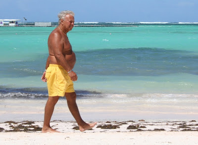 best gay beaches - naked older man
