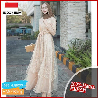 HJB033 Jildan Dress Muslim Brukat Terlaris BMGShop