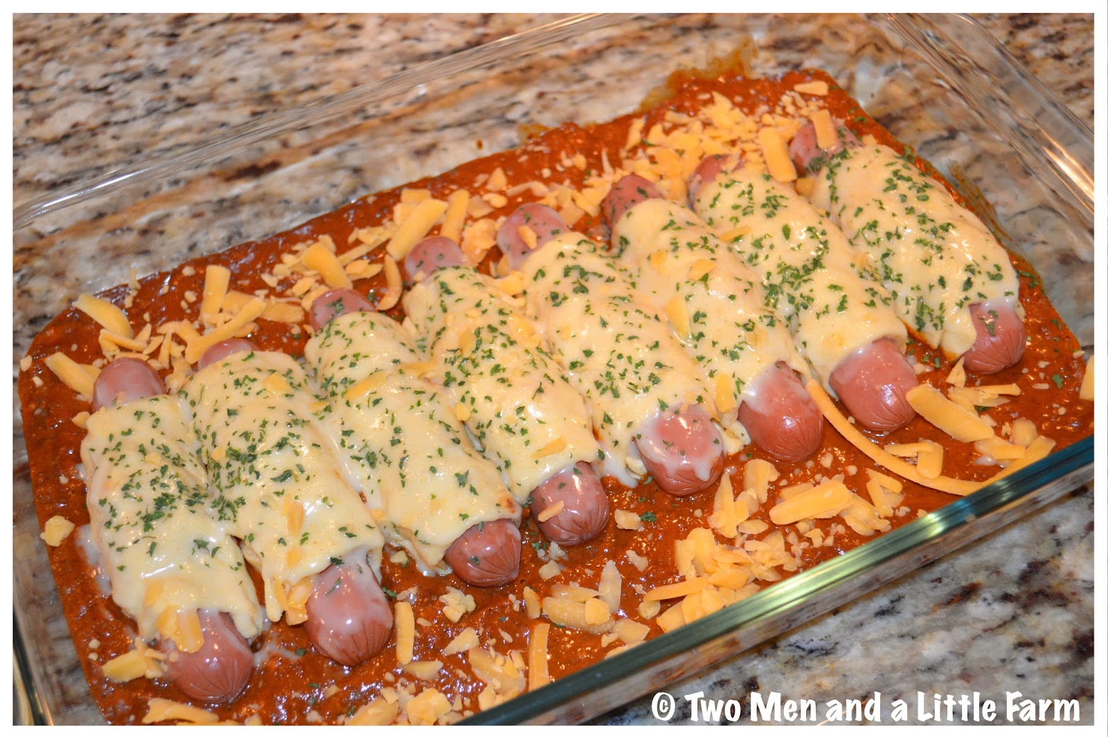 Two Men and a Little Farm CHILI CHEESE DOG CASSEROLE RECIPE