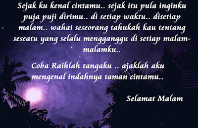 Ucapan selamat malam terindah 