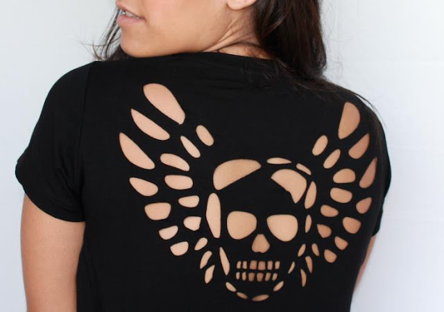 Camiseta ou blusa de caveira - 8