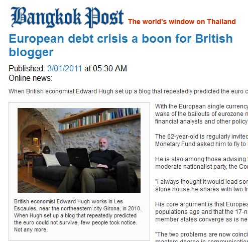 European Debt Crisis A Boon For Blogger