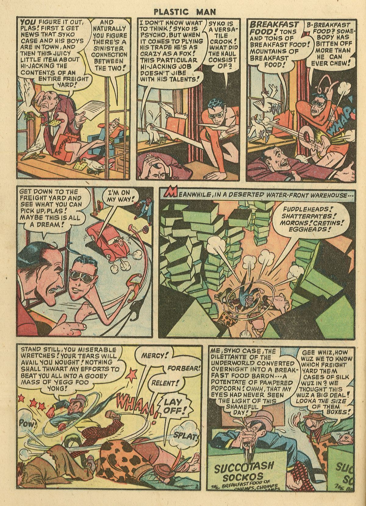 Read online Plastic Man (1943) comic -  Issue #22 - 24