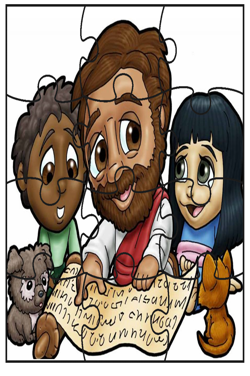 Rompecabezas cristianos para imprimir Imagui