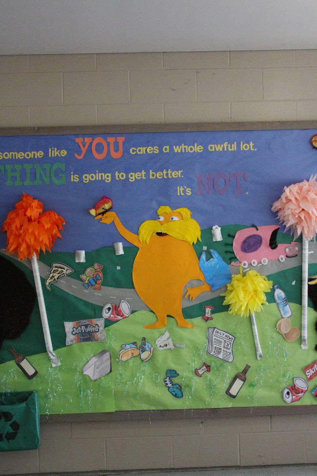 School Bulletin Boards: POEM & EARTH DAY Bulletin Board Lorax