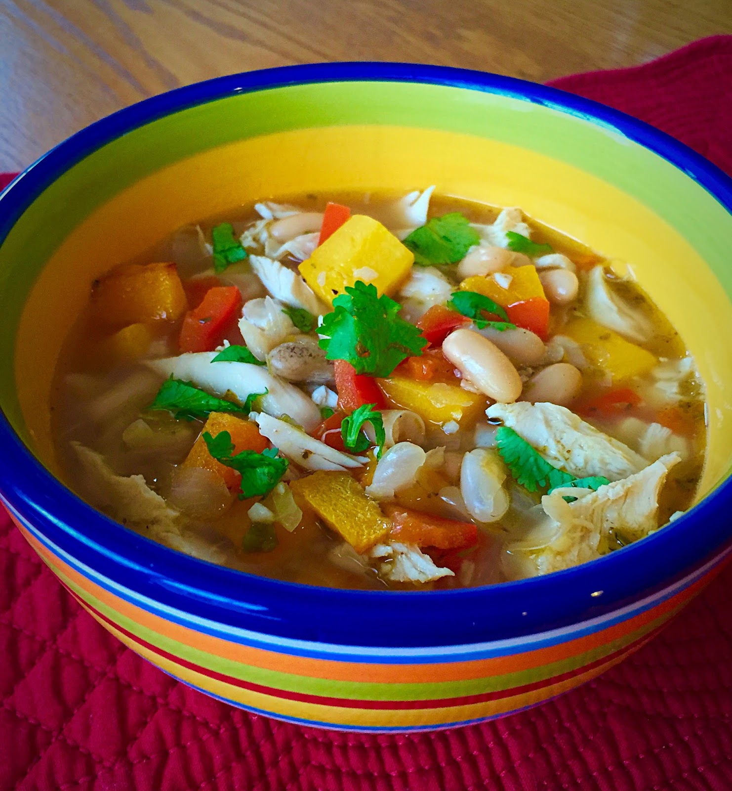 Points In My Life ButternutSquash Chicken Chili