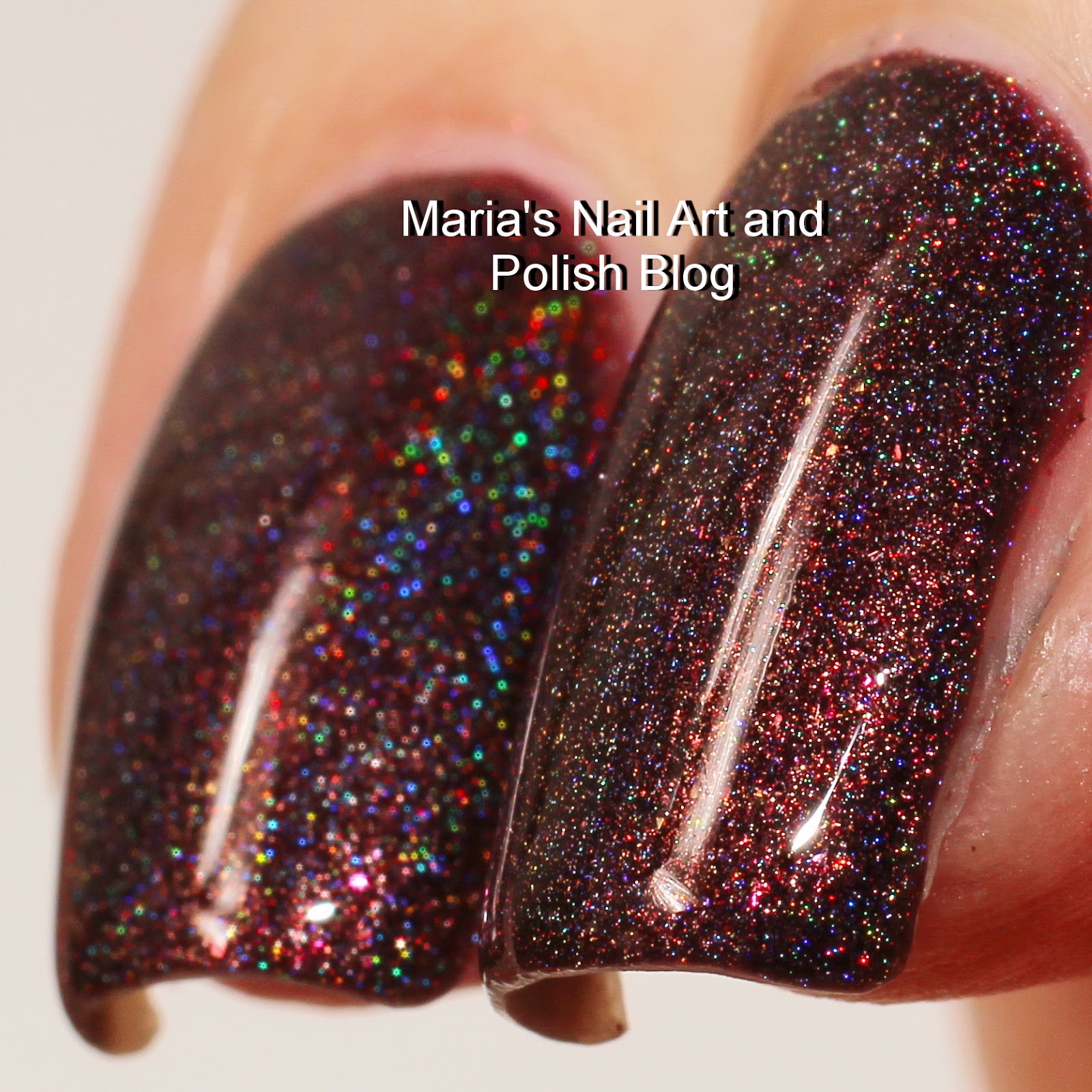 Marias Nail Art and Polish Blog Cadillacquer Redwood and To