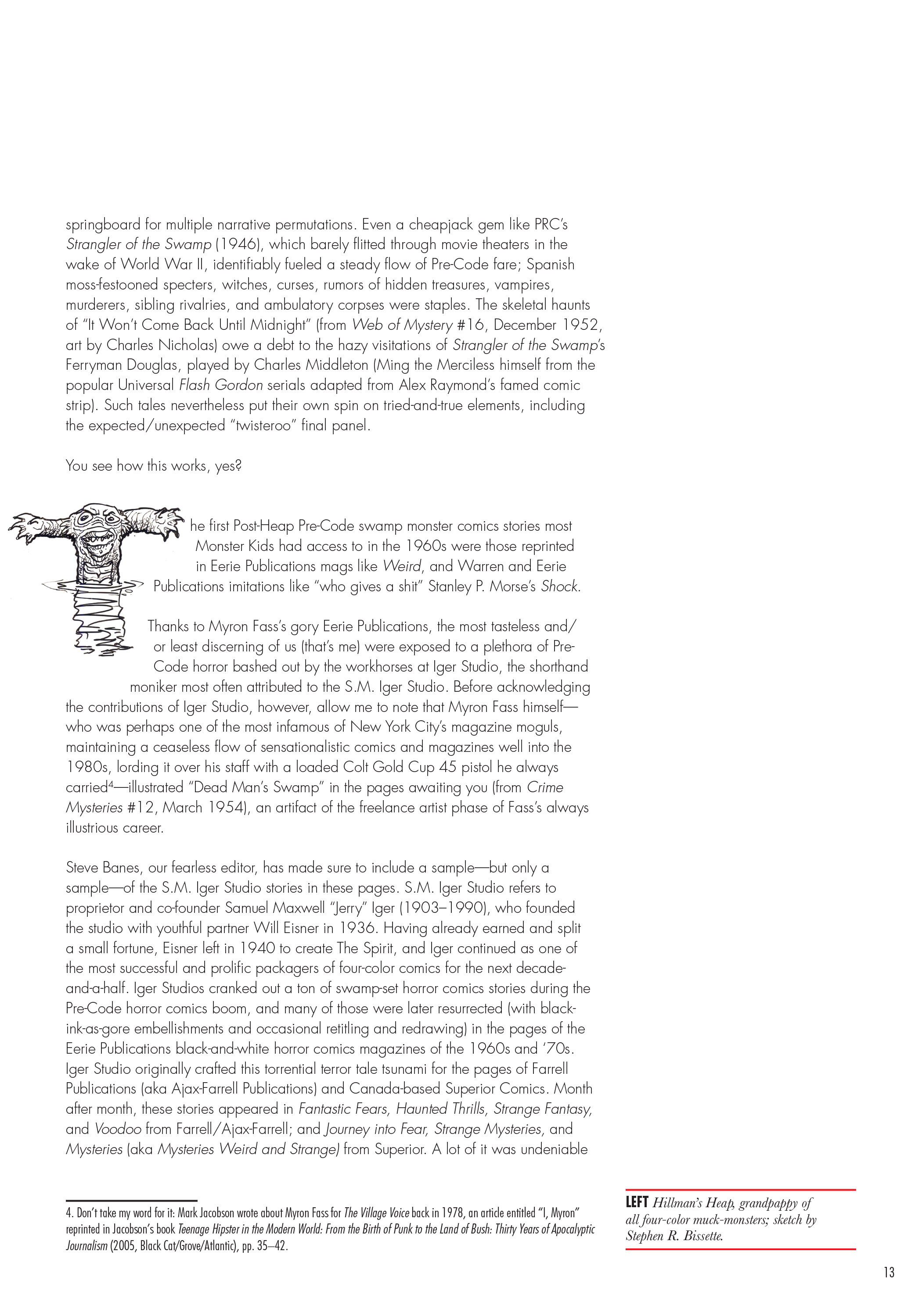 Read online Classic Monsters of Pre-Code Horror Comics: Swamp Monsters comic -  Issue # TPB - 14