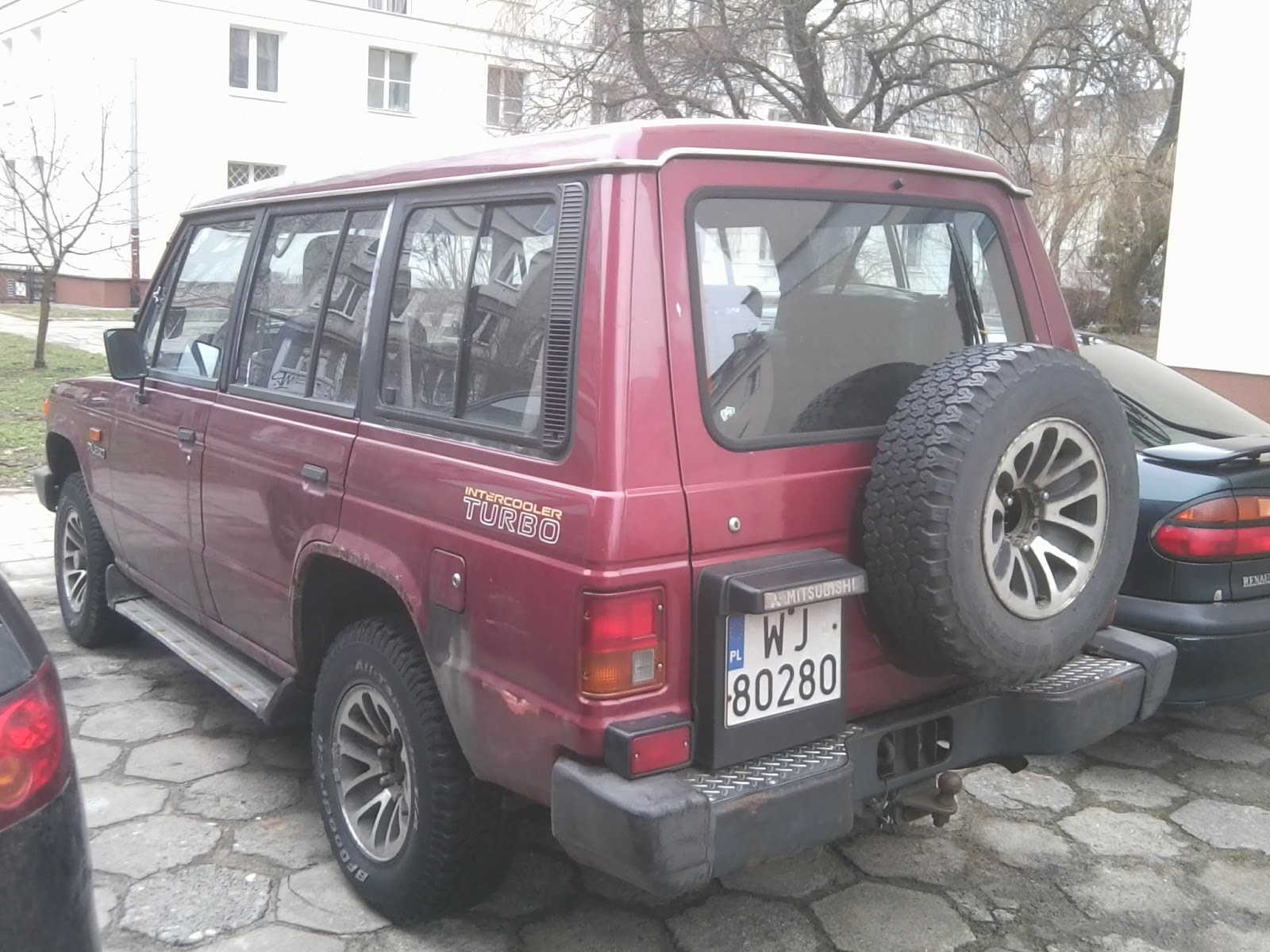 Old Parked Cars Warsaw Pajero Night 1 of 2 1983