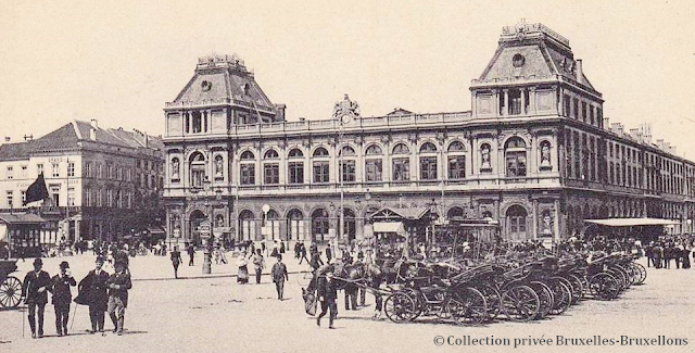 Place Rogier & Gare du Nord - Fin du XIXe siècle - Bruxelles-Bruxellons