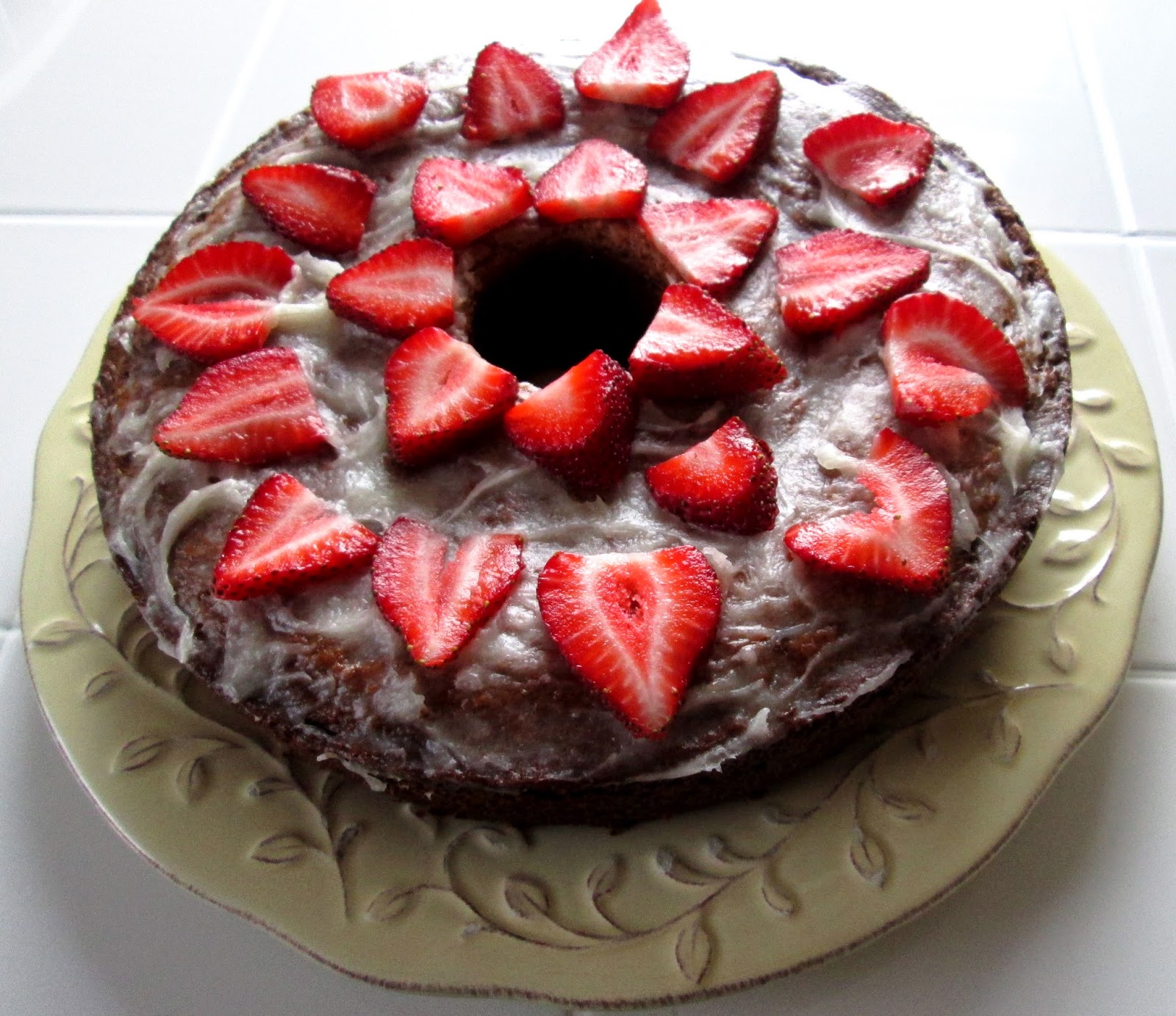 Hope For Healing Honey Yogurt Cake with Honey Cream Glaze and Fresh