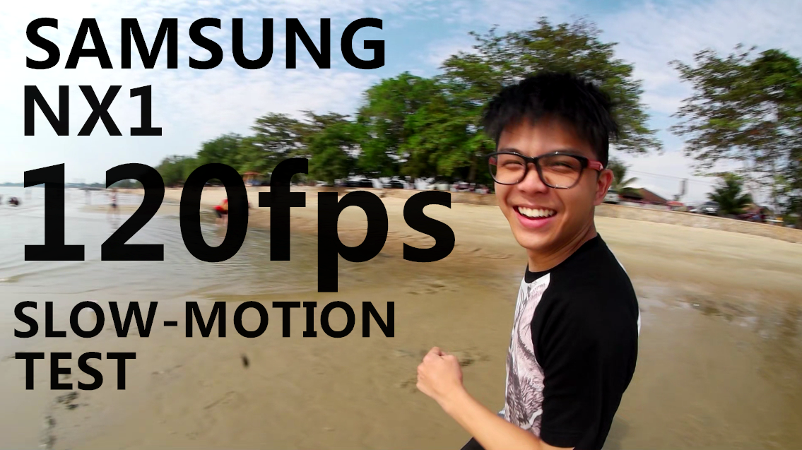 Samsung NX1 120FPS SlowMotion Video Test Happy Kid At The Beach