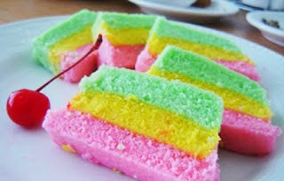 Resep Kue Bolu Kukus Rainbow