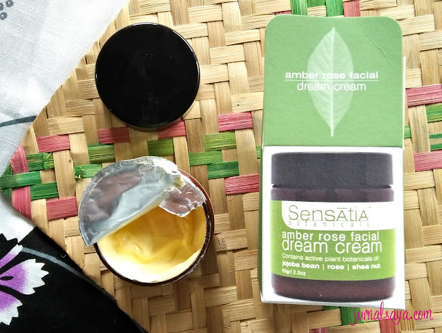 sensatia botanicals amber rose dream cream review