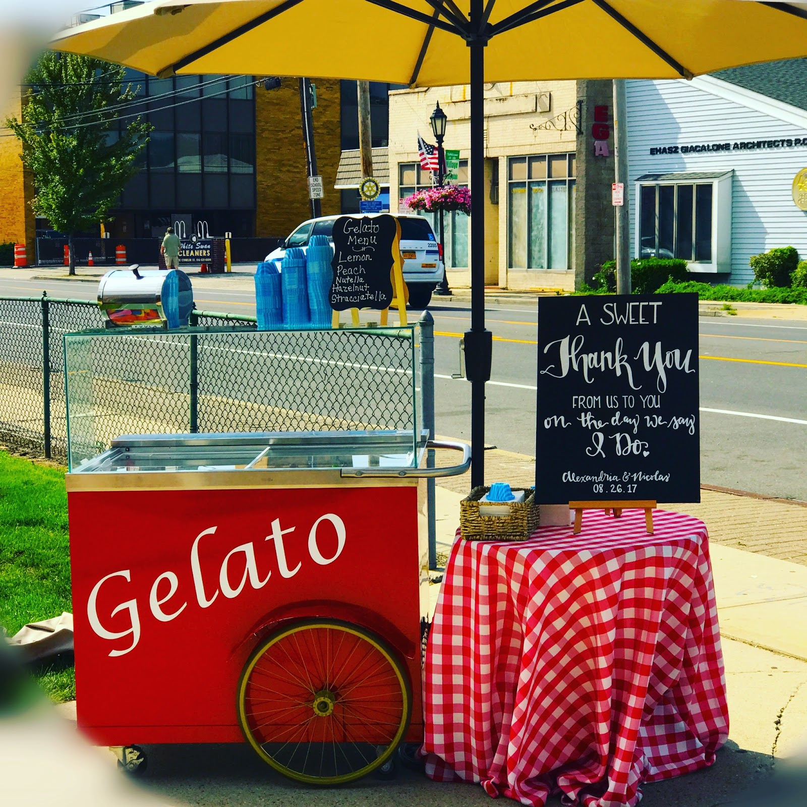 Gelato Cart Catering as seen on News 12 Long IslandGemelli Gelato Long