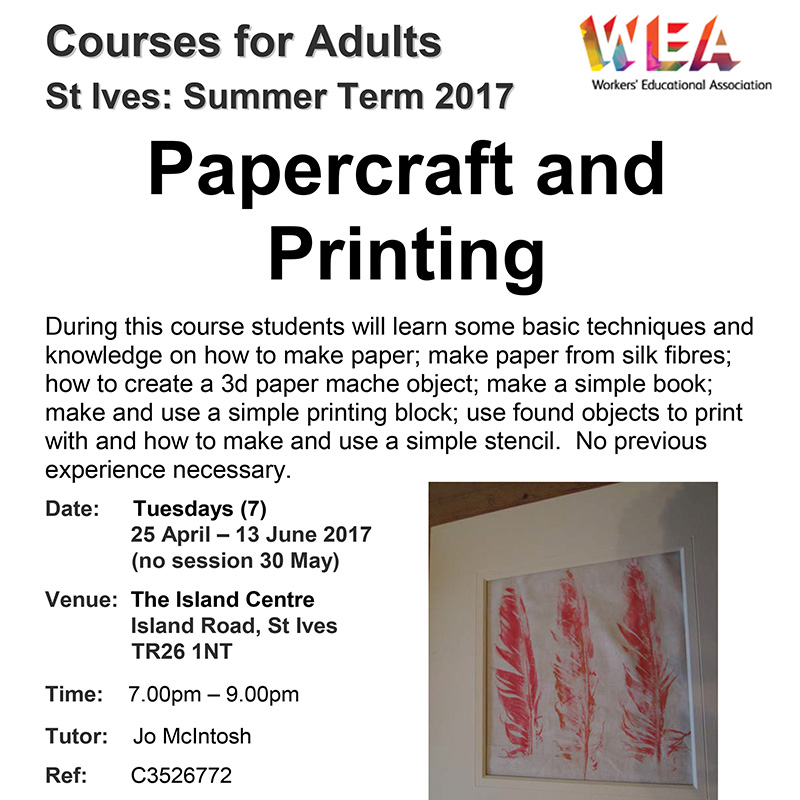 St Ives Cornwall Blog Creative Arts Courses in St Ives WEA Cornwall