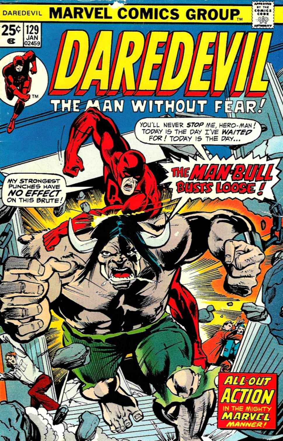 Read online Daredevil (1964) comic -  Issue #129 - 1