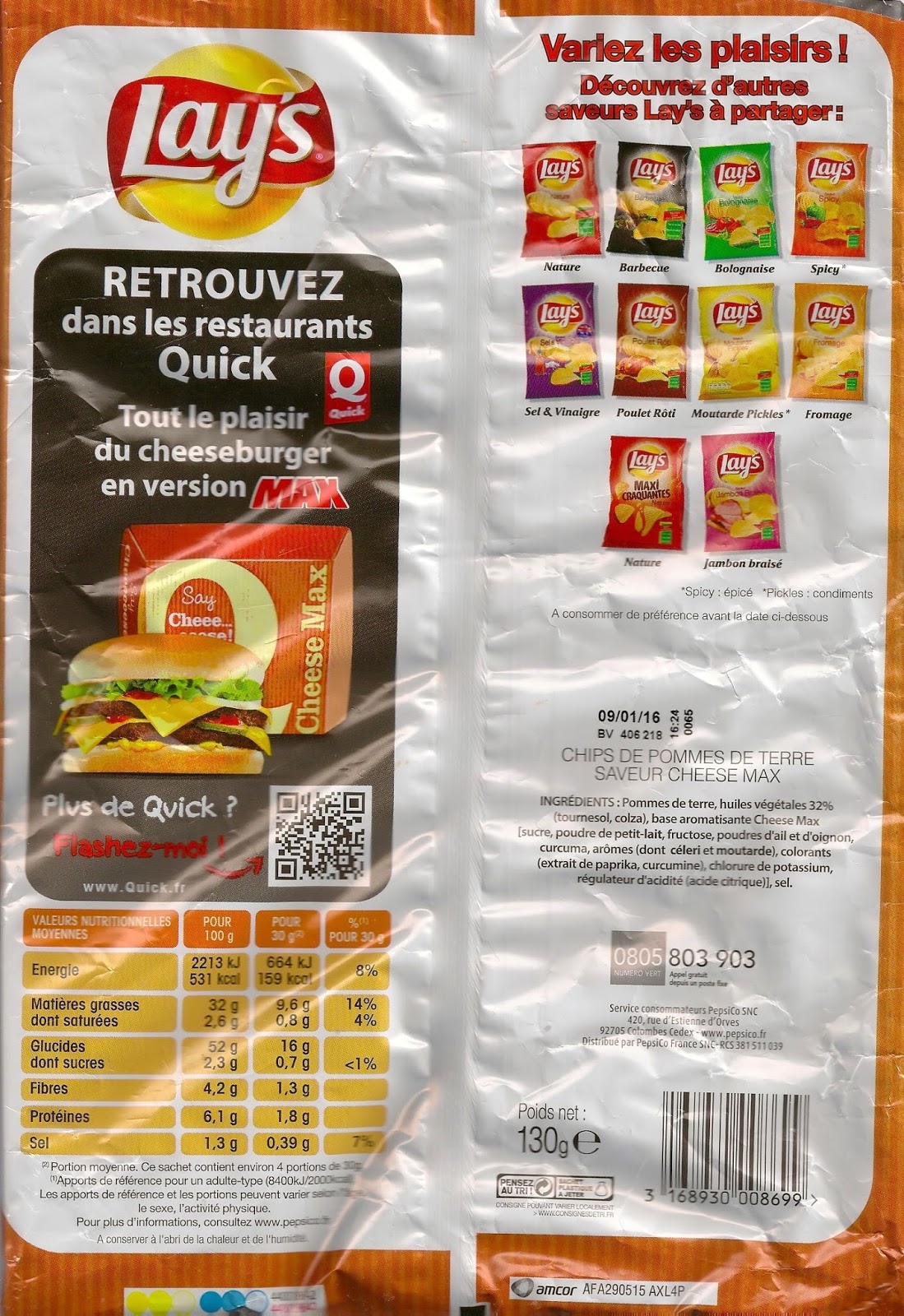 Cheeseburger Crisps & Other Stories Lay’s Saveur Cheeseburger