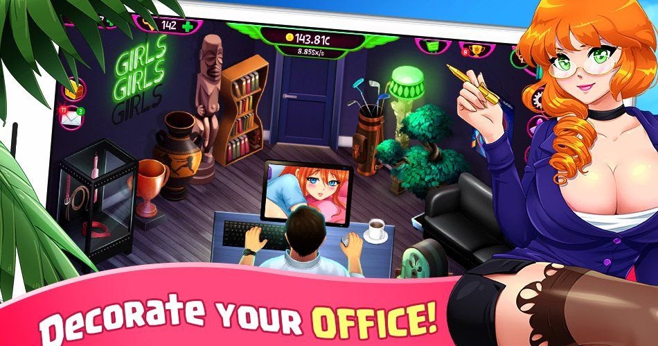 Apk Modded: Fap CEO (18+) 0.976 Mod Apk (Unlimited Money)