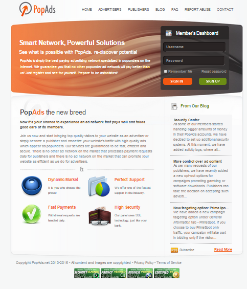 Popads Review for Publishers, advertisers, bloggers