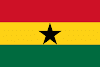 Logo Gambar Bendera Negara Ghana PNG JPG ukuran 100 px