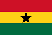 Logo Gambar Bendera Negara Ghana PNG JPG ukuran 200 px