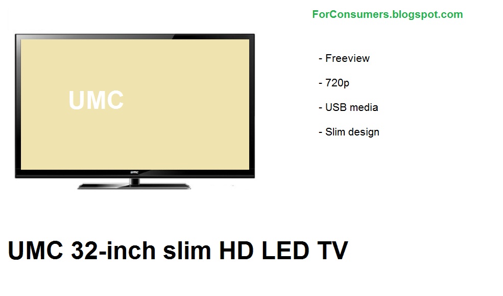 UMC 32inch slim HD LED TV specs and review