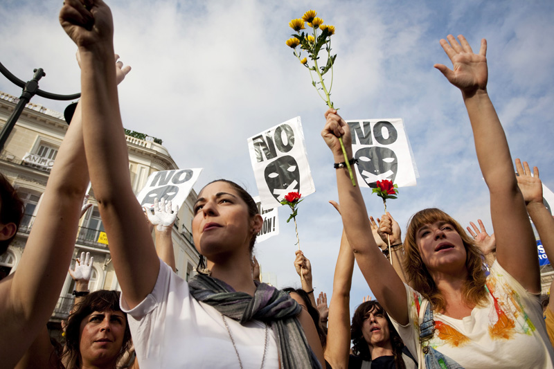 JAVIER ZURITA / Photojournalist The Guardian Spanish Revolution 2