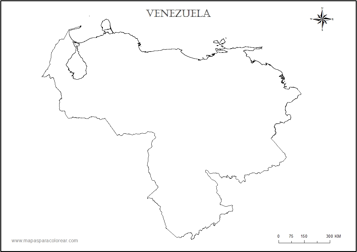 Mapas De Venezuela Croquis Del Mapa De Venezuela
