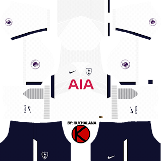 Tottenham Hotspur Kits 2017/2018 - Dream League Soccer - Kuchalana