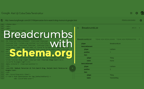 Membuat Breadcrumbs dengan Microdata Schema.org