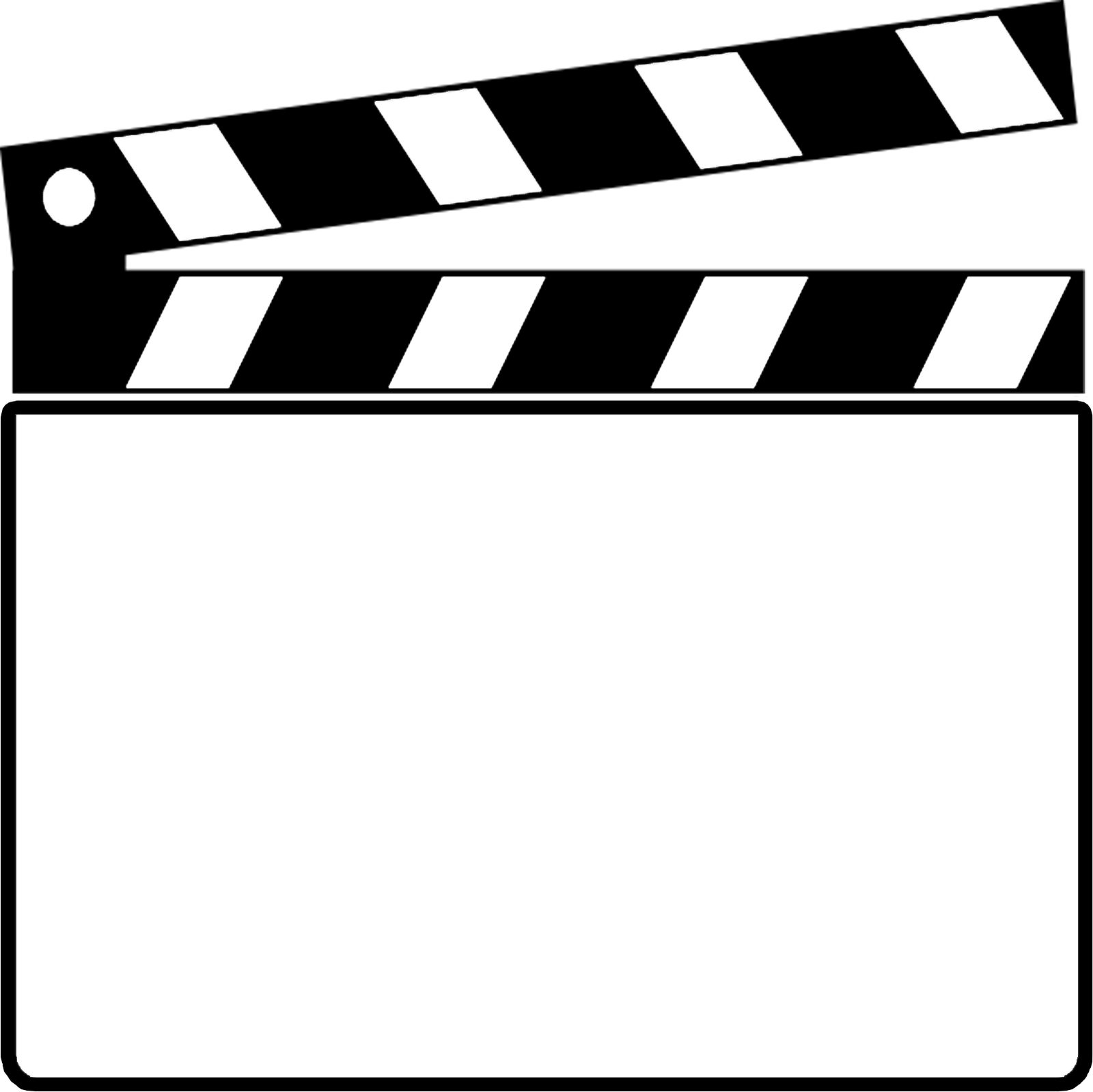 free black and white movie clipart - photo #3