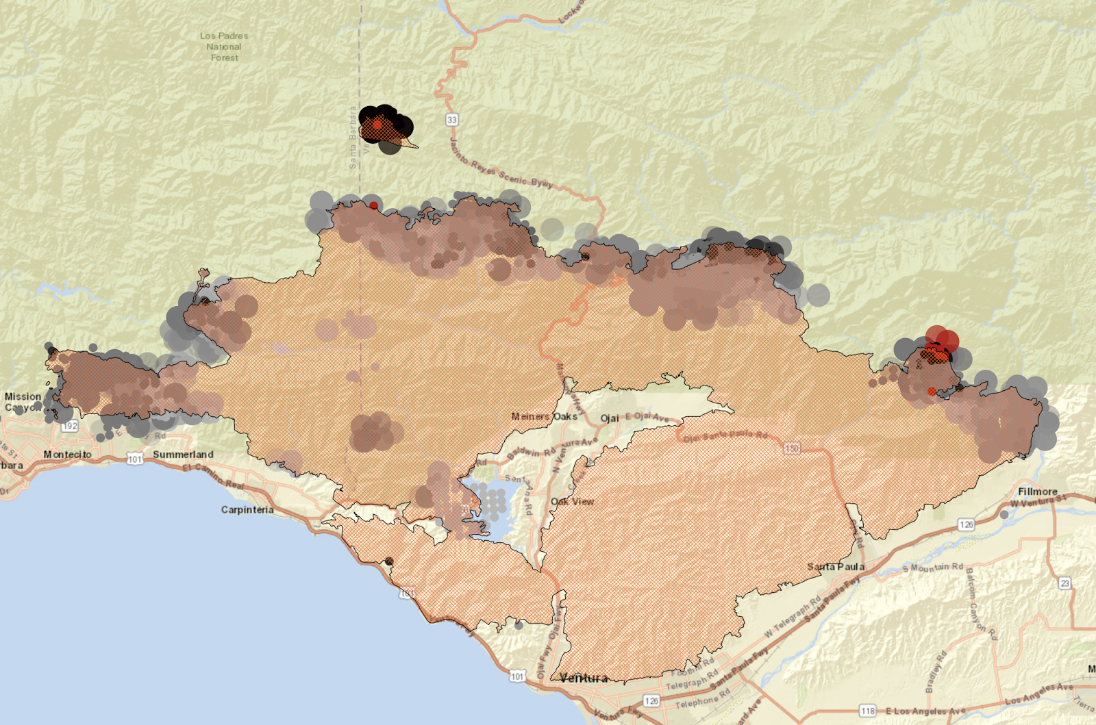 thomas fire cal fire thomas fire cal fire