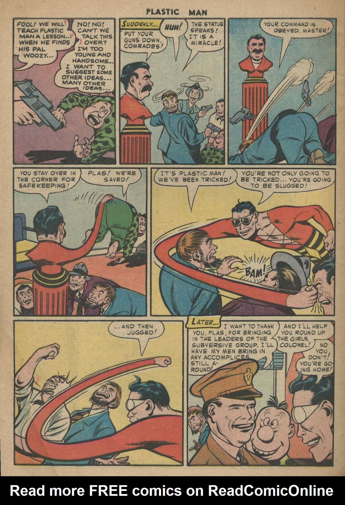 Read online Plastic Man (1943) comic -  Issue #57 - 32