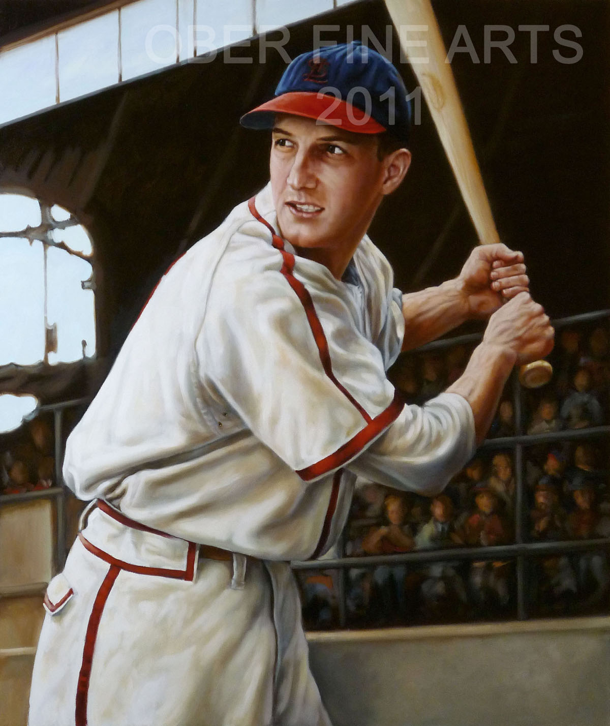 Lisa Ober, Artist I've been working! Paintings of baseball players