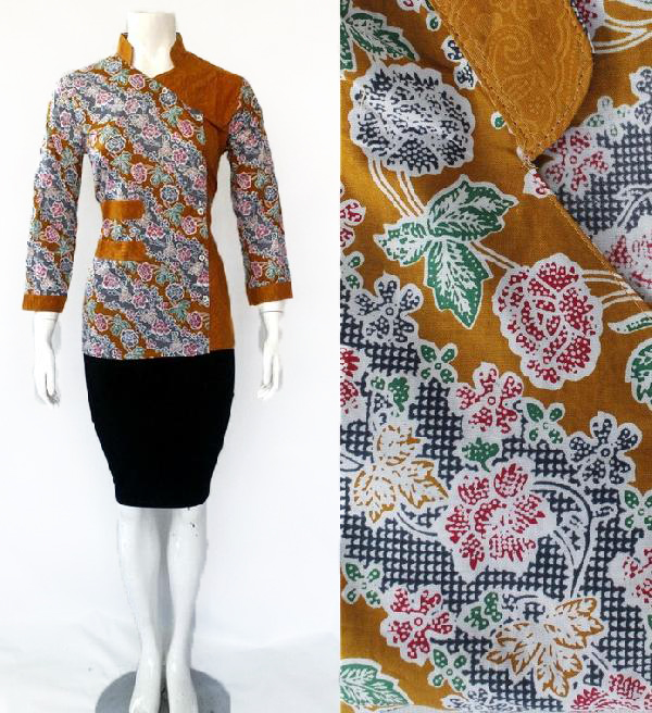 Blouse Batik Embos Lengan Panjang: Terkesan Formal namun Stylish