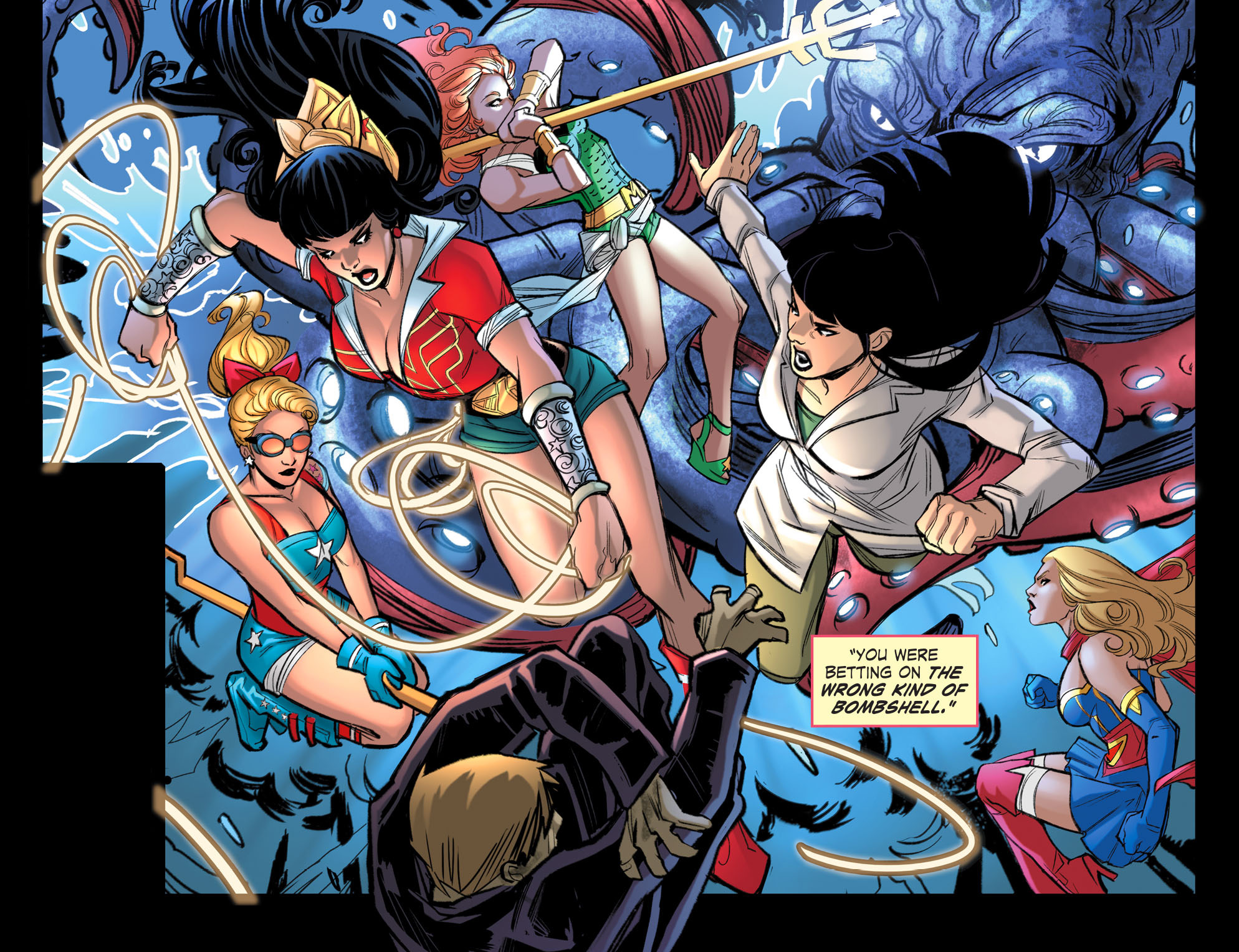 Read online DC Comics: Bombshells comic -  Issue #34 - 8