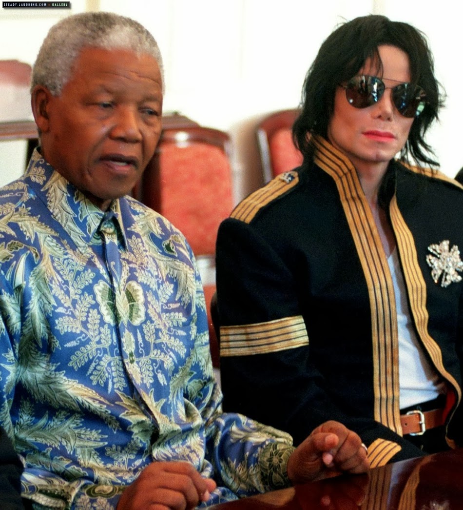 Michael e Lisa Marie Um Verdadeiro Amor Homenagem Nelson Mandela e