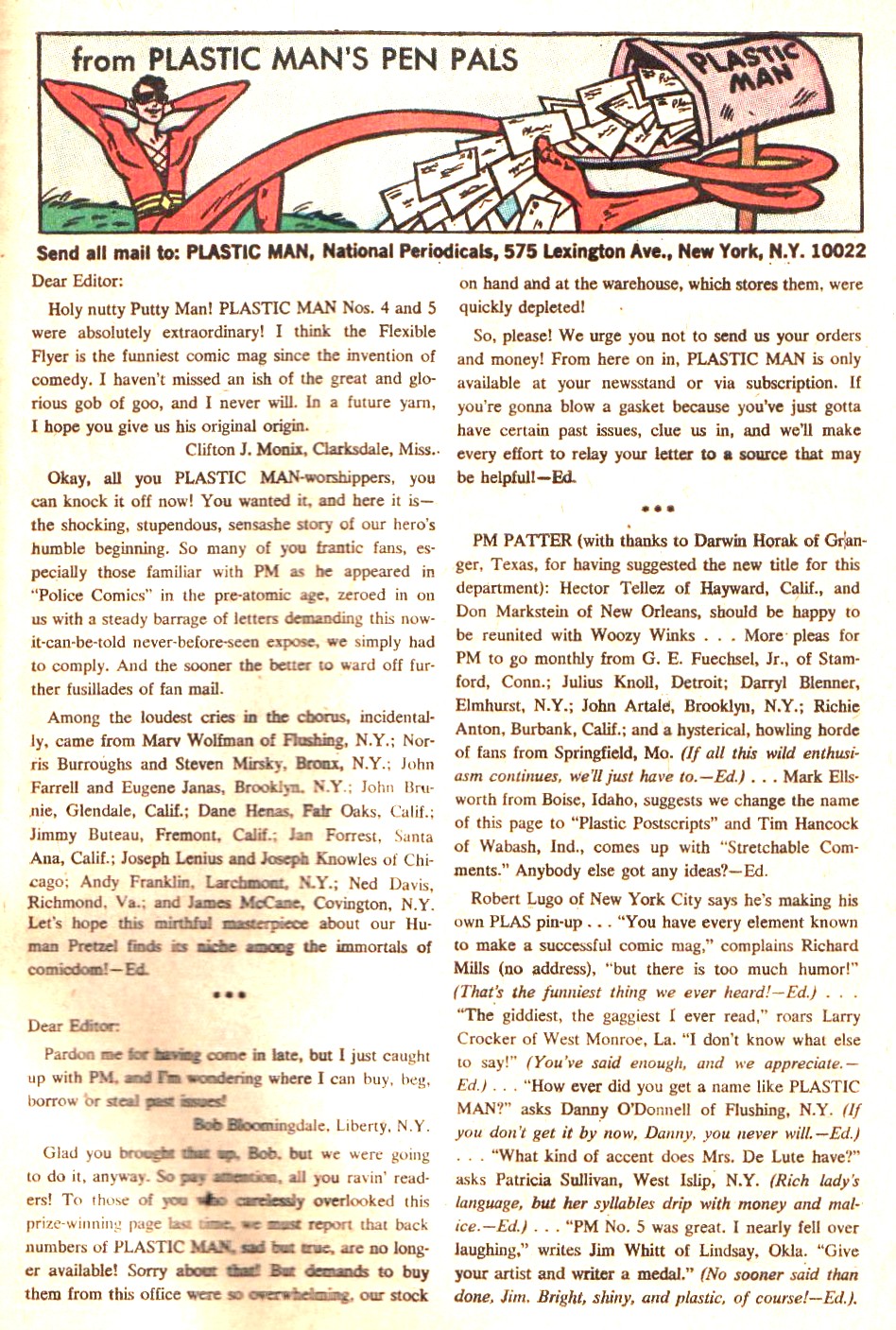 Read online Plastic Man (1966) comic -  Issue #7 - 33