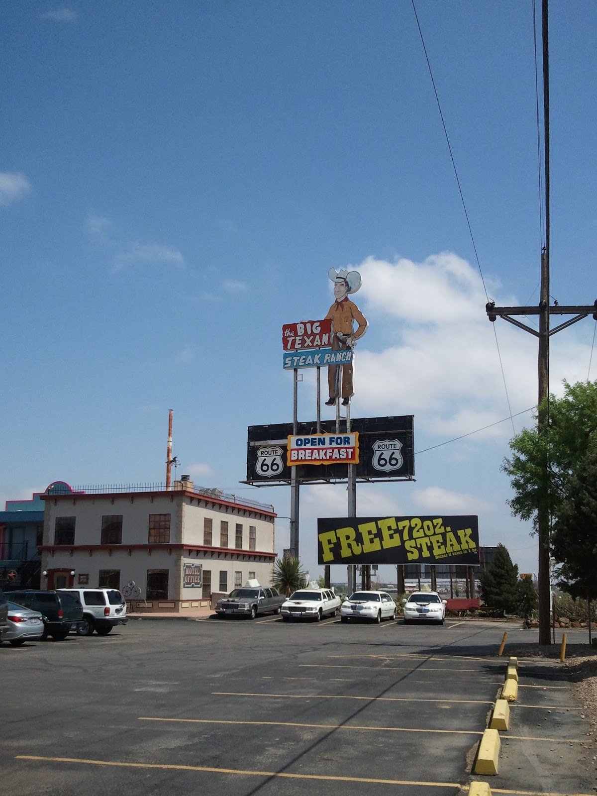 Arellano family The Big Cross, Groom, TX and The Big Texan, Amarillo, TX