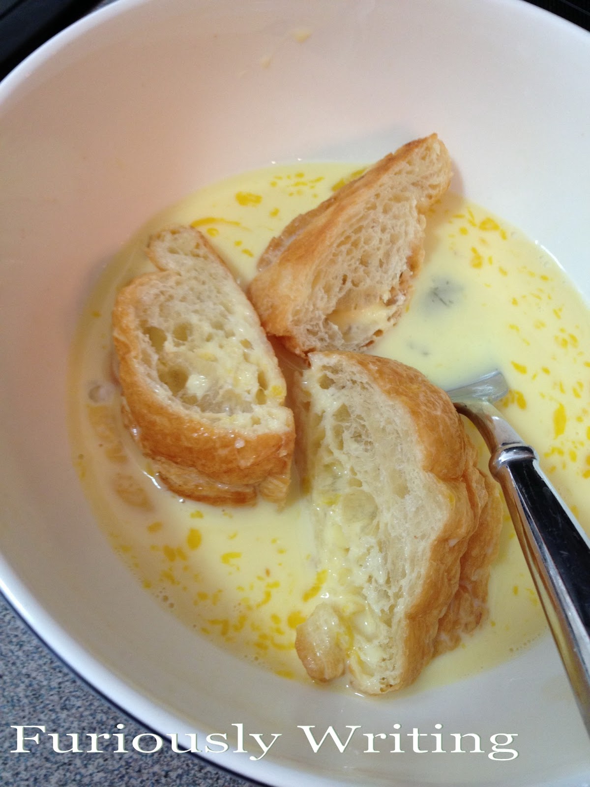 Furiously Writing What to Do With Leftover Croissants?