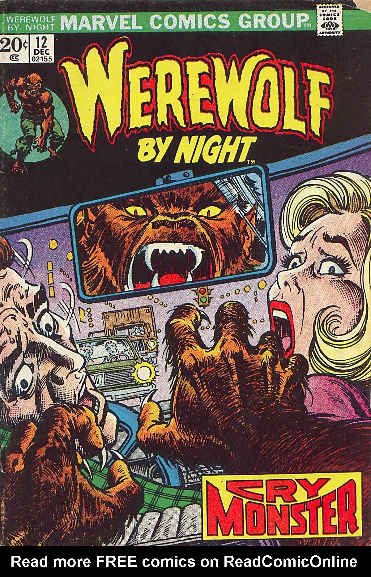 Read online Werewolf by Night (1972) comic -  Issue #12 - 1