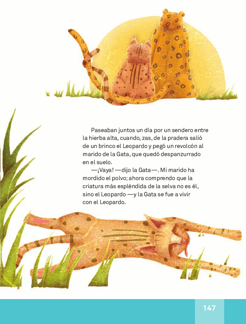 De cómo se instaló la gata dentro de la choza - Español Lecturas 3ro 2014-2015