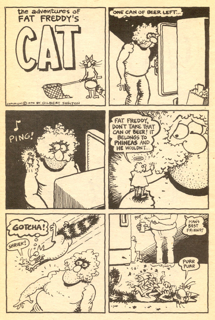 Read online Adventures of Fat Freddy's Cat comic -  Issue #5 - 30