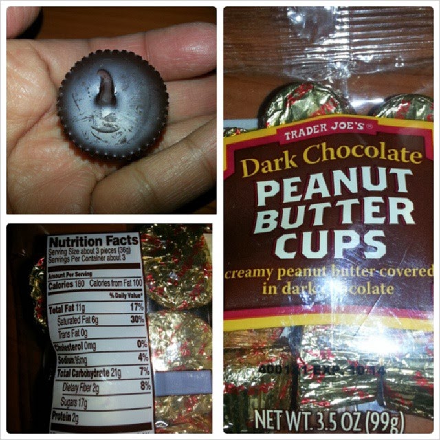 Shannon's Lightening the Load Trader Joe’s Dark Chocolate Peanut