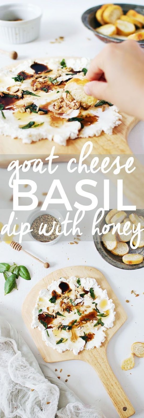 Goat Cheese And Basil Dip With Honey Recipes for Dinner