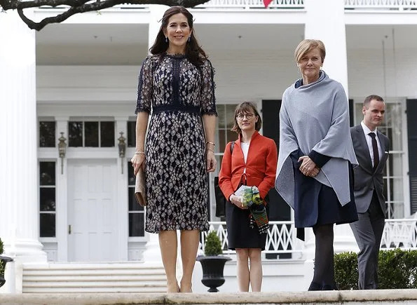 Danish Crown Princess Mary wore Clarissa dress by Moss & Spy which is a Woollahra based Australian clothing brand