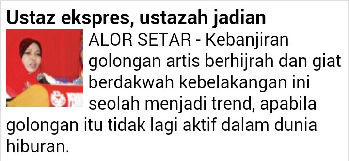 IdaMan Mashitah Perlekeh Artis Berhijrah Dan Giat Berdakwah IdaMan Mashitah Perlekeh Artis Berhijrah Dan Giat Berdakwah