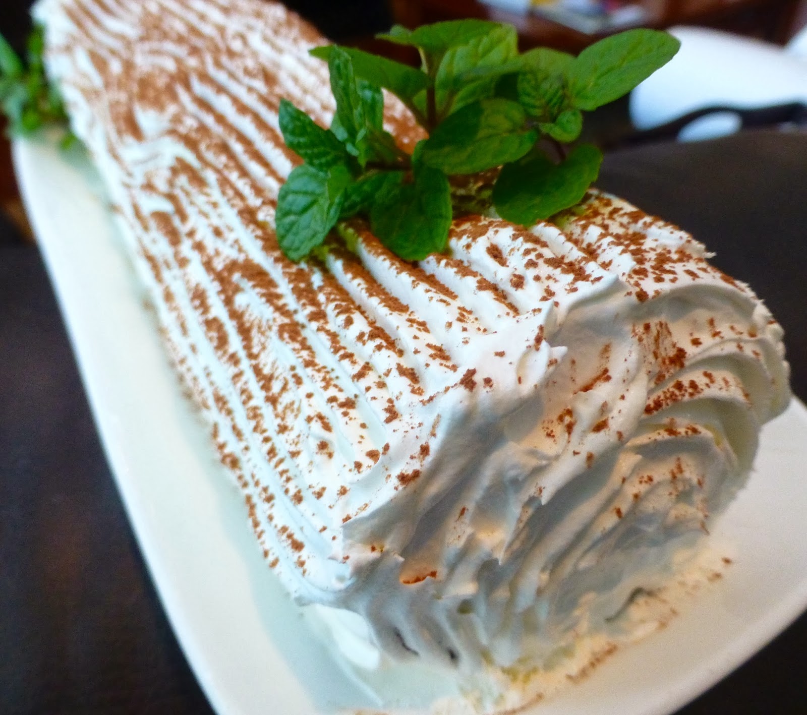 Zebra Icebox Cake